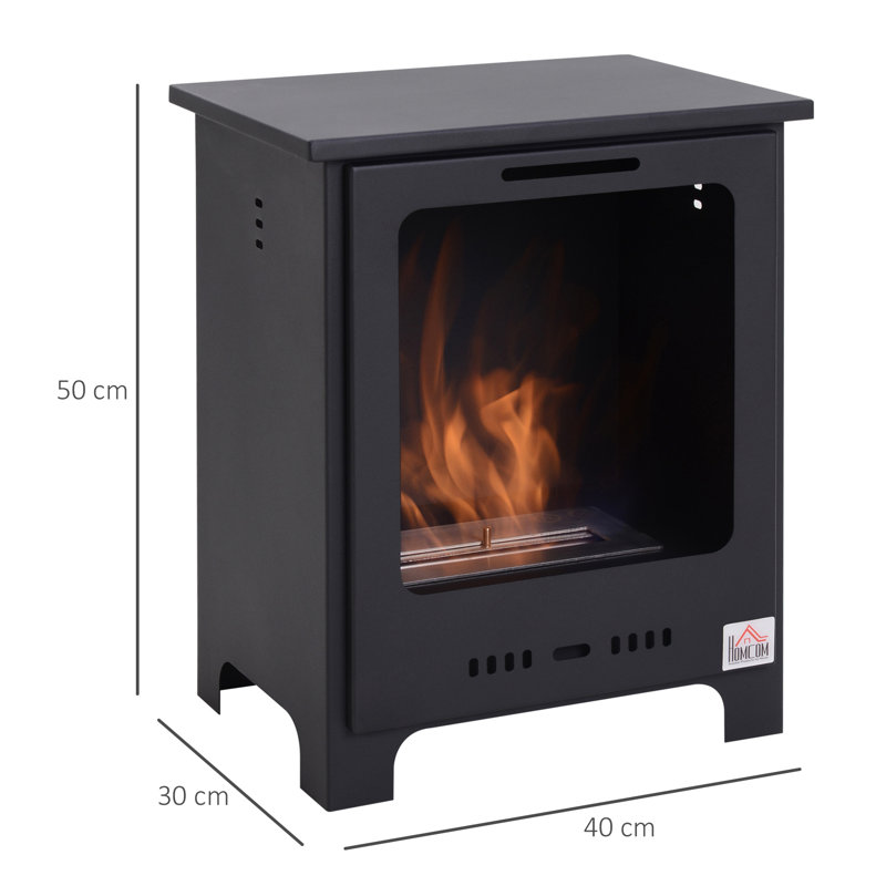 Belfry Heating 40cm W Black Bio-Ethanol Stove