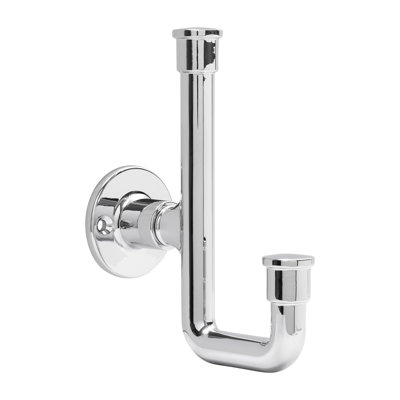 Urbane Collection Hook 1-1/4 Inch Centre to Centre Satin Nickel Finish