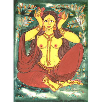 L'idéal indien de la beauté | Aquarelle sur papier