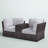 Anndale Fully Assembled 79'' Wide Outdoor Wicker Loveseat with Cushions