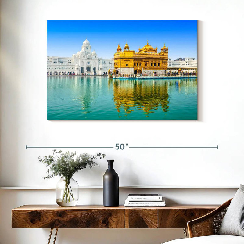 Harpa Reflection Of The Golden Temple, 26" H x 39" W