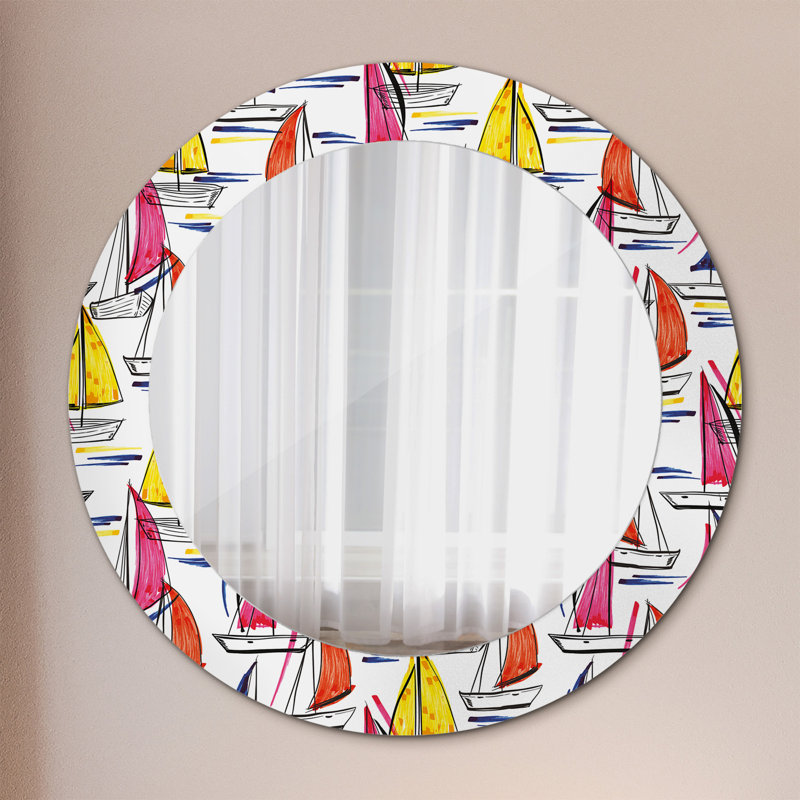 Huldar Glass Flat Wall Mirror