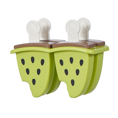 Ice cream mold Popsicle With 4 Pops, Ice Cream Molds Reusable Ice Makers Easy Release Popsicle Tray For DIY Ice Cream Homemade Ice