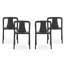 Billie-May Outdoor Stacking Dining Side Chairs-460691625