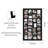 Black Solid + Manufactured Wood Picture Frame