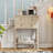 Narrow Console Table, Slim Sofa Table With Three Storage Drawers And Bottom Shelf For Compact Spaces-1225352259