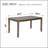 Elegant Wooden Dining Table For Small Spaces, Spacious Rectangular Design With Tapered Legs, Walnut Finish-147630246