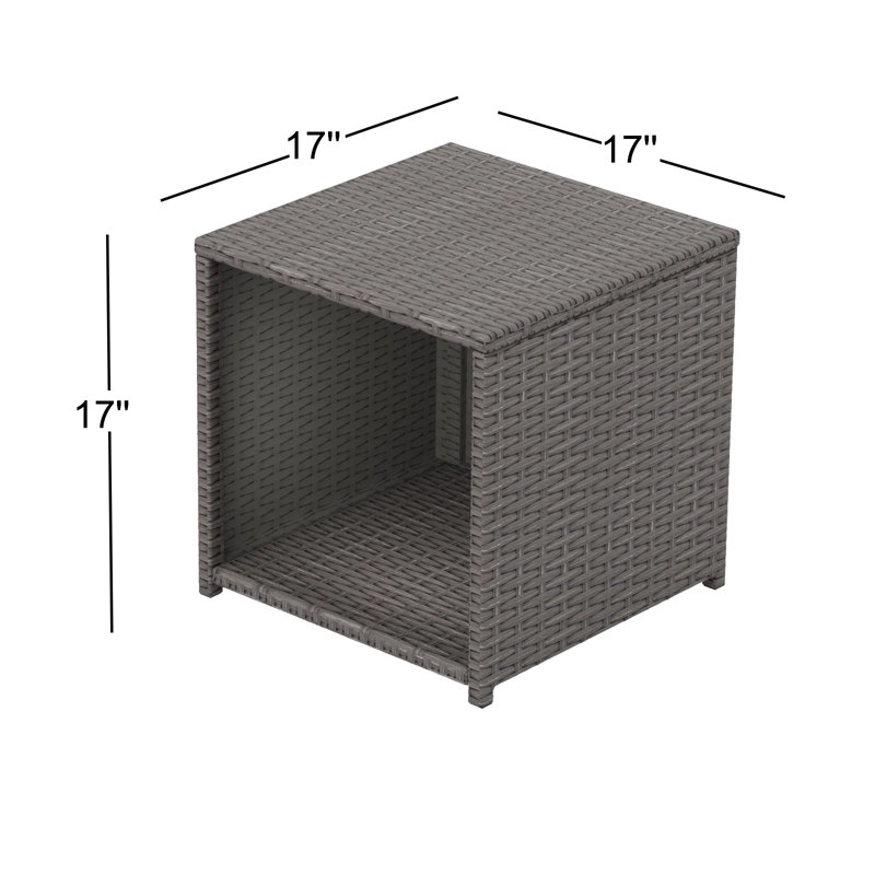 Table d'appoint Delano, Gris