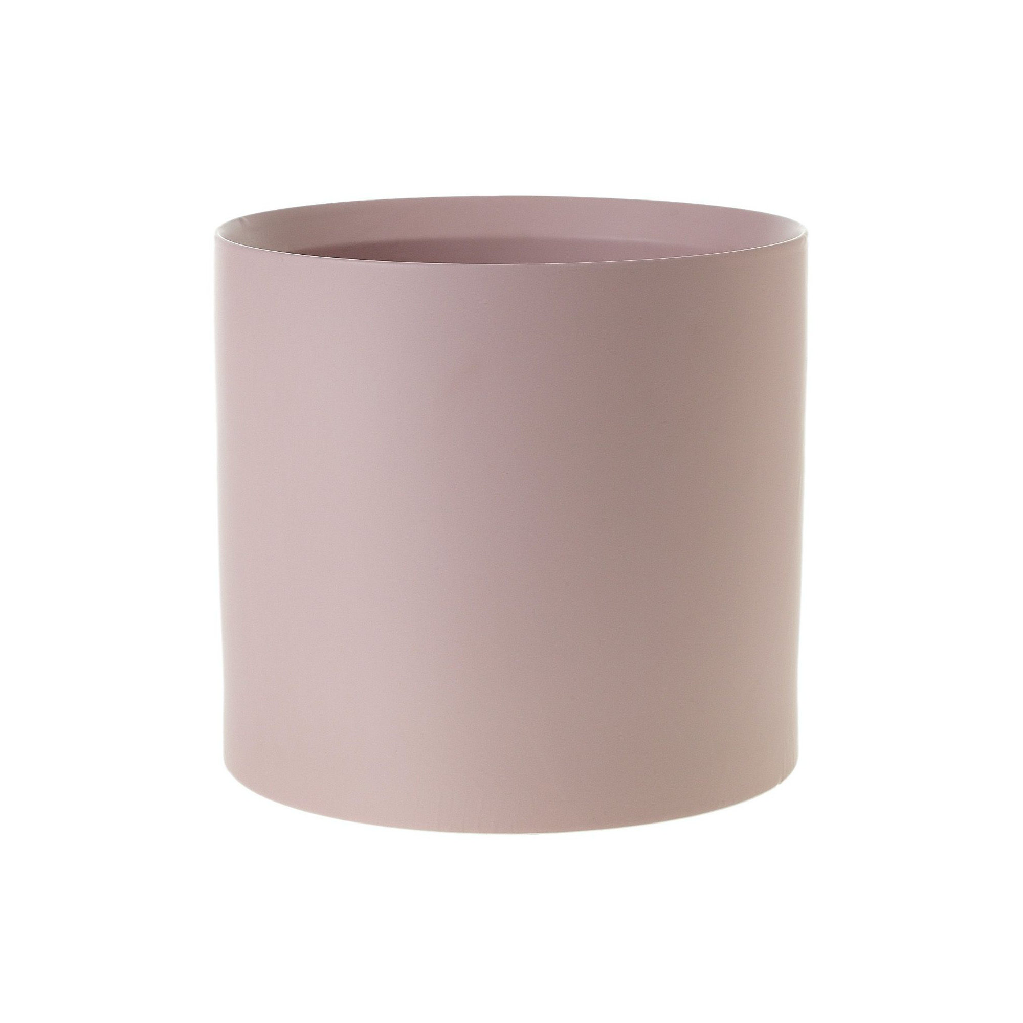 Parsons Handmade Ceramic Pot Planter, Pink, 11.75" H x 12" W x 12" D