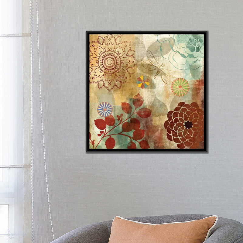 «Ambiente I» par PI Studio - Estampe numérique sur toile tendue avec châssis, H 18 po x l 18 po x P 1,5 po, Pas de tapis