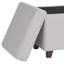 Pittston Cambridge Boucle Square Storage Ottoman-323801673