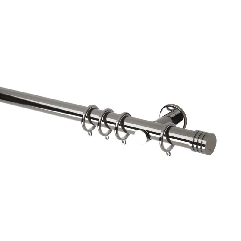 Single Curtain Pole, 3.5 cm L x 300 cm W, Brass