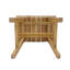 Tabouret de douche 19 W en teck Marveline