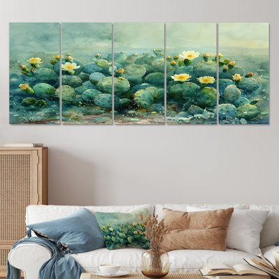 Maisy - ensemble d'art mural cactus floral