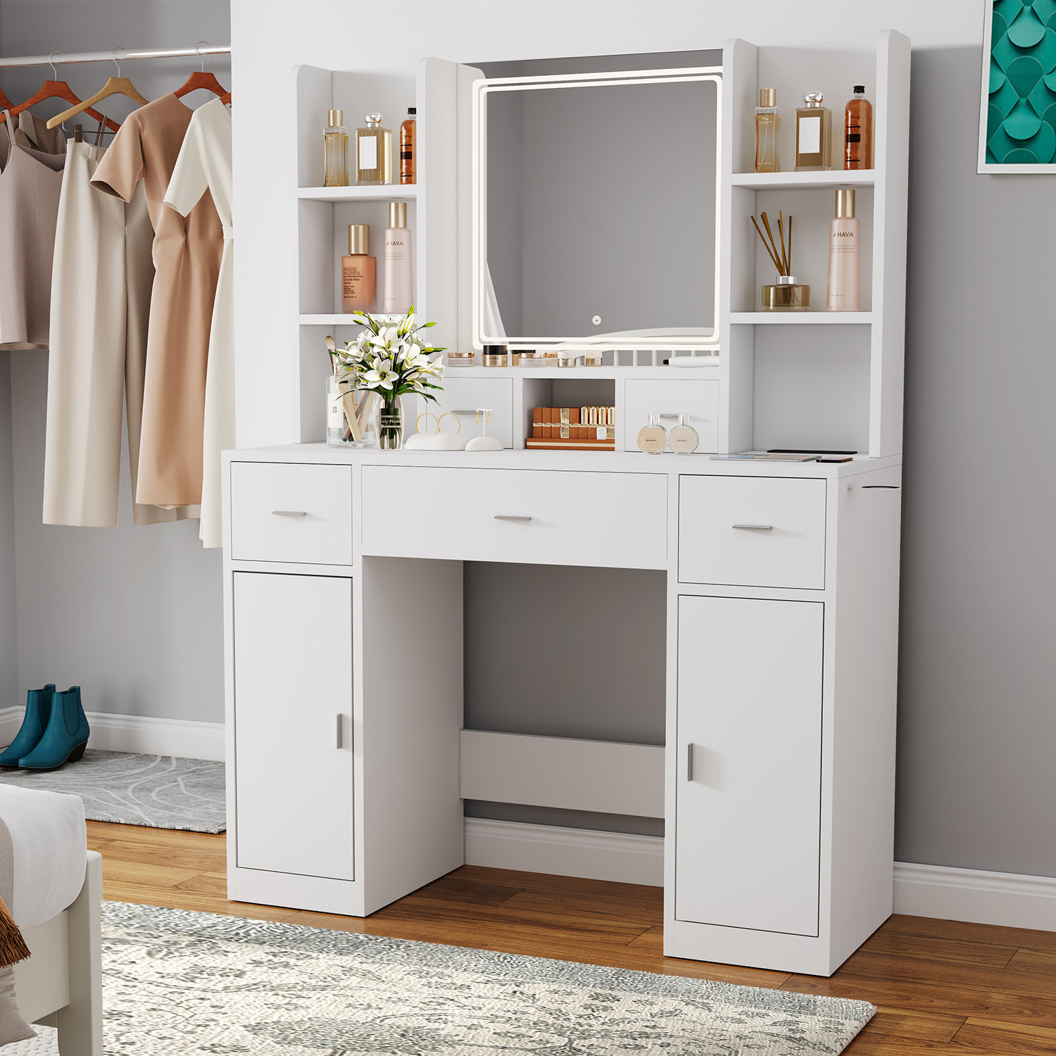 Ebern Designs Keayon Vanity | Wayfair