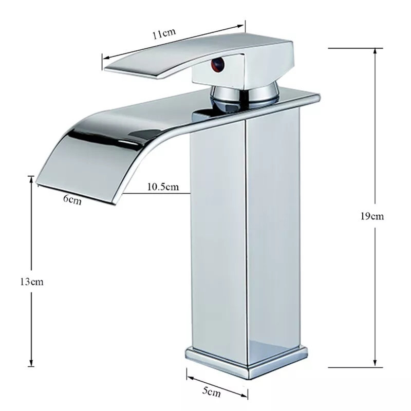 Tomo Mono Basin Mixer, Chrome