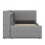 Lit de jour simple rembourré avec lit gigogne, tablettes de rangement, port USB et prise-113495196