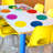 Scribbledo 8 Pack Dry Erase Dots 11 Inch Colourful Dry Erase Circles For Tables Whiteboard Wall Removable Vinyl For School Classroom Teachers Students