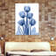 «Indigo Spring Tulips 2», reproduction d'impression sur toile tendue-23604780