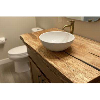 Dessus de meuble-lavabo Live Edge
