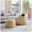 Upholstered Coffee Table With Ottoman-2047983031-2047983034
