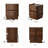  Avenley 18" Nightstands with Rounded Corners, Modern Bedside Table with Charging Station, 2 Handleless Drawers End Table for Bedroom, Living Room-139707048-139707062