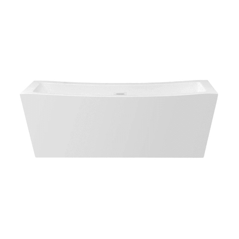 70" Free Standing Acrylic Soaking Tub with Reversible Drain