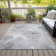 Machine Washable Indoor/Outdoor Claudian ACN1556 Putty Rug