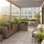 Jardinière Terrace Divider - gris-brun-1077788386