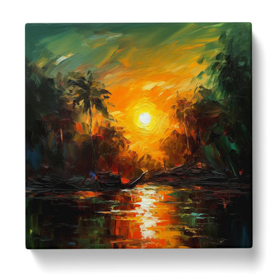 Apocalypse Now Palette Knife Painting No.1 - Wrapped Canvas