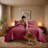 Floral Embossed Microfiber Quilted Bedspread Set-124308866-124308881