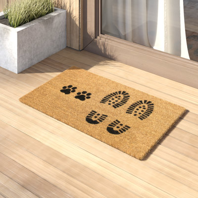 Tapis de porte intérieur et extérieur antidérapant Annisha