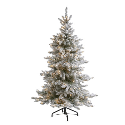 Lighted Artificial Spruce Christmas Tree