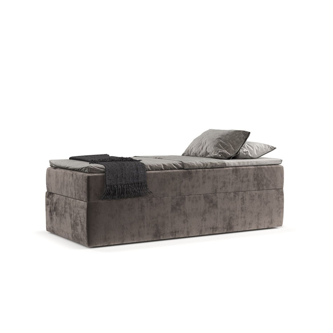 Boxspringbett Arden mit Bonellmatratze und Topper