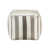 Striped White/Gray Polyester