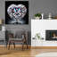 «Love Is Like Diamond» par Rey Klimt, art mural en verre acrylique-6882442