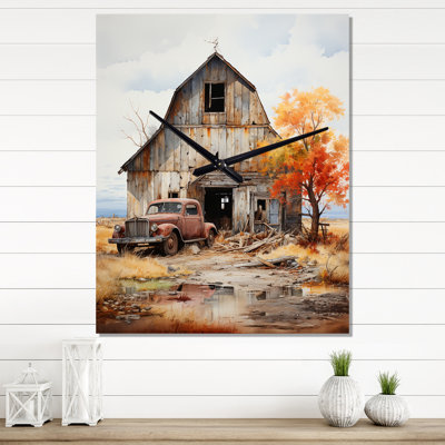 Horloge murale Barns