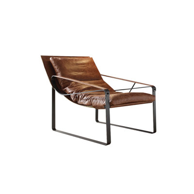 Méridienne en cuir 38 po Linde