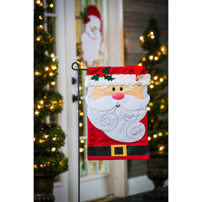 Ernani Double Sided 18'' H x 12.5'' W Polyester Christmas Garden Flag