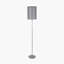Fig 159.5cm Silver Traditional Floor Lamp