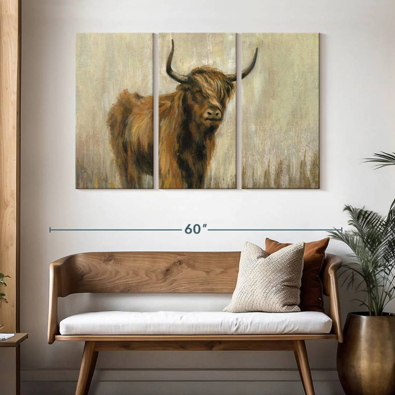 Highland Mountain Cow I, 32" H x 50" W