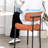 Peavler Boucle Dining Chairs, Upholstered Dining Room Chairs with Black Metal Legs, Round Modern Dining Chair for Dining Room, Kitchen-1384776284