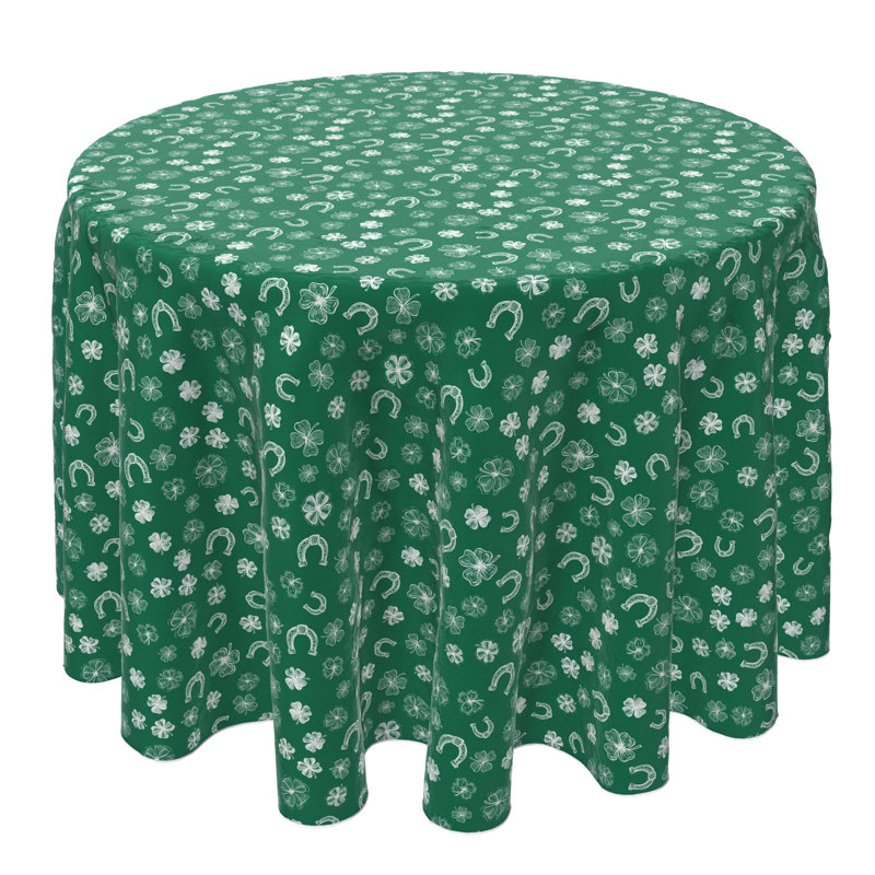Round Cotton Twill Tablecloth