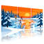 Winter forest Winter Sunset-308892514