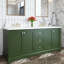 Ensemble de meuble-lavabo autoportant 60 po avec plateau en pierre d'ingénierie Marjina-697776540-697776543