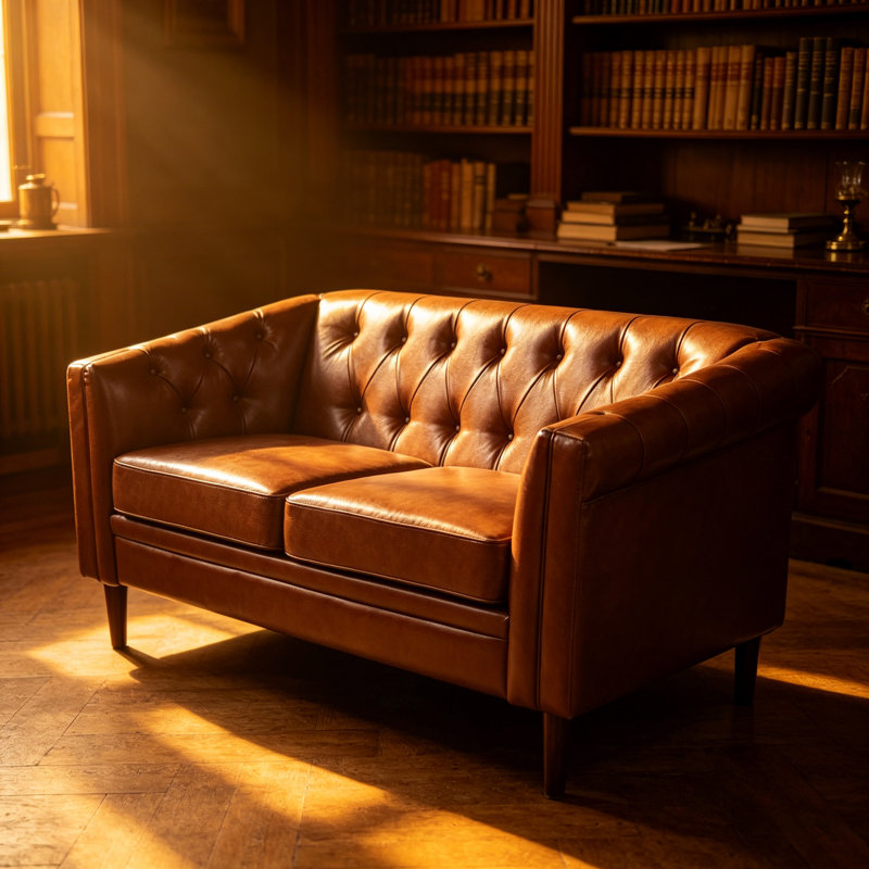 LOVESEAT, Light Brown PU