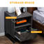 Moniqua 40cm W Steel Bedside Table