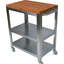 Cucina Culinarte Kitchen Cart with Cherry Top