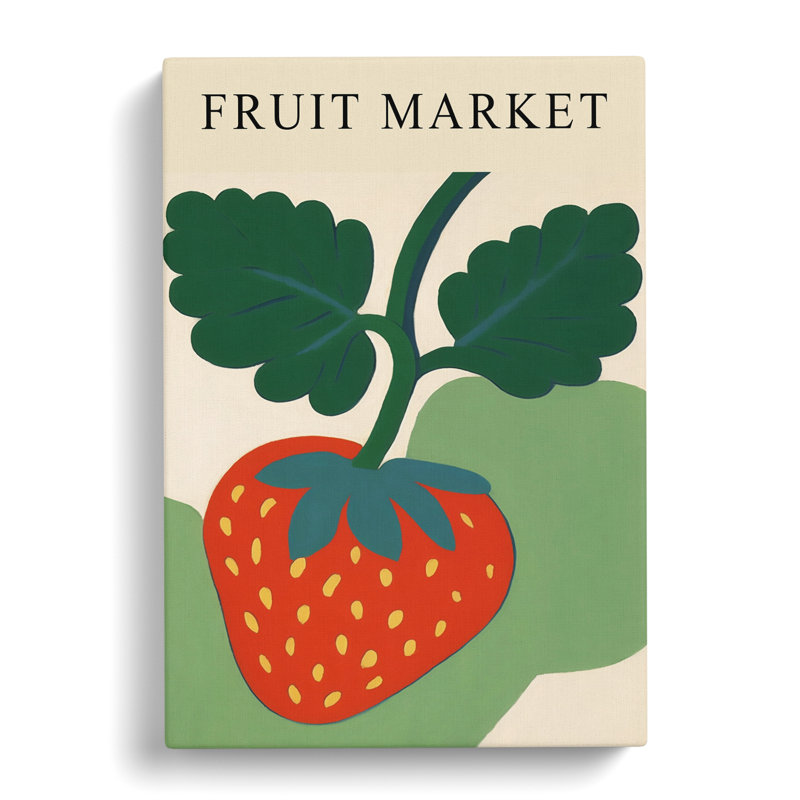 XMKTMKT-566 Strawberry Fruit Market Exhibition Vol.2 - Wrapped Canvas Print, 50cm H x 35cm W x 3cm D