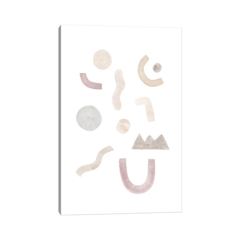 Watercolour Abstract Composition IV by Nouveau Prints - Wrapped Canvas Gallery-Wrapped Canvas Giclée, 20.32 cm H x 30.48 cm W